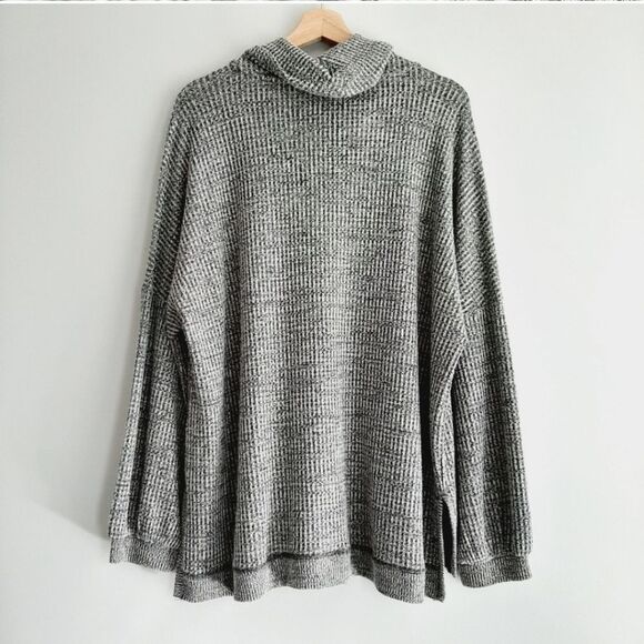 WESTBOUND Fine Knit Sweater High-Low Hem Slouchy Turtleneck Sz XL - Picture 7 of 11
